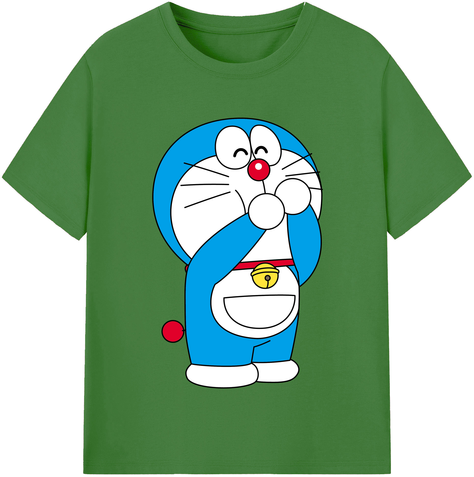 （画像用） ドラえもん Doraemon レディースカジュアルプリントTシャツ（綿100％）